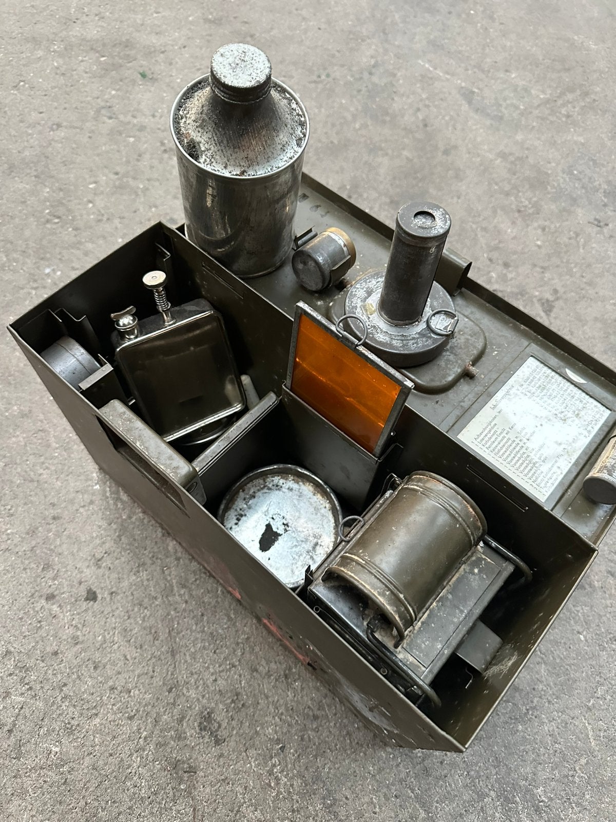 Lamp, Ophalen of Verzenden, Landmacht, Nederland, Kist of Geocache
