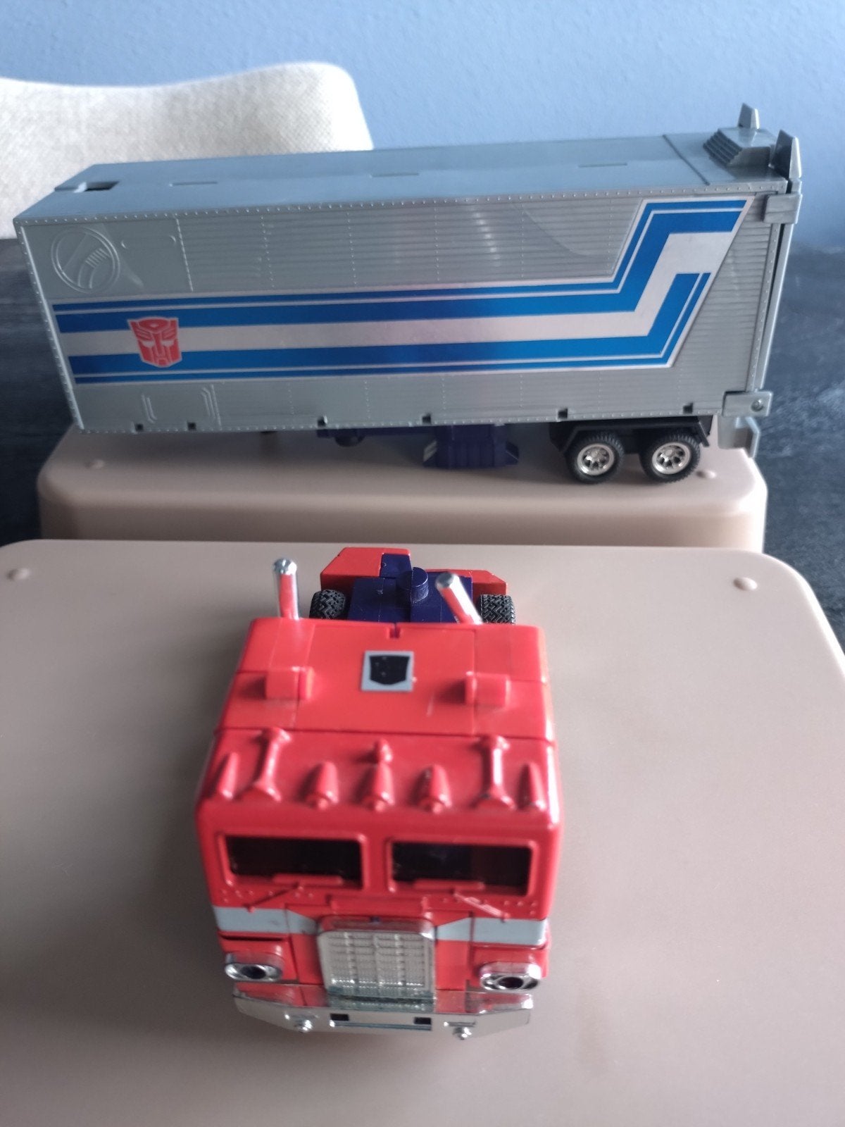 G1 Transformers Red foot Optimus Prime - rode voeten, Verzamelen, G1, Ophalen of Verzenden, Gebruikt, Autobots