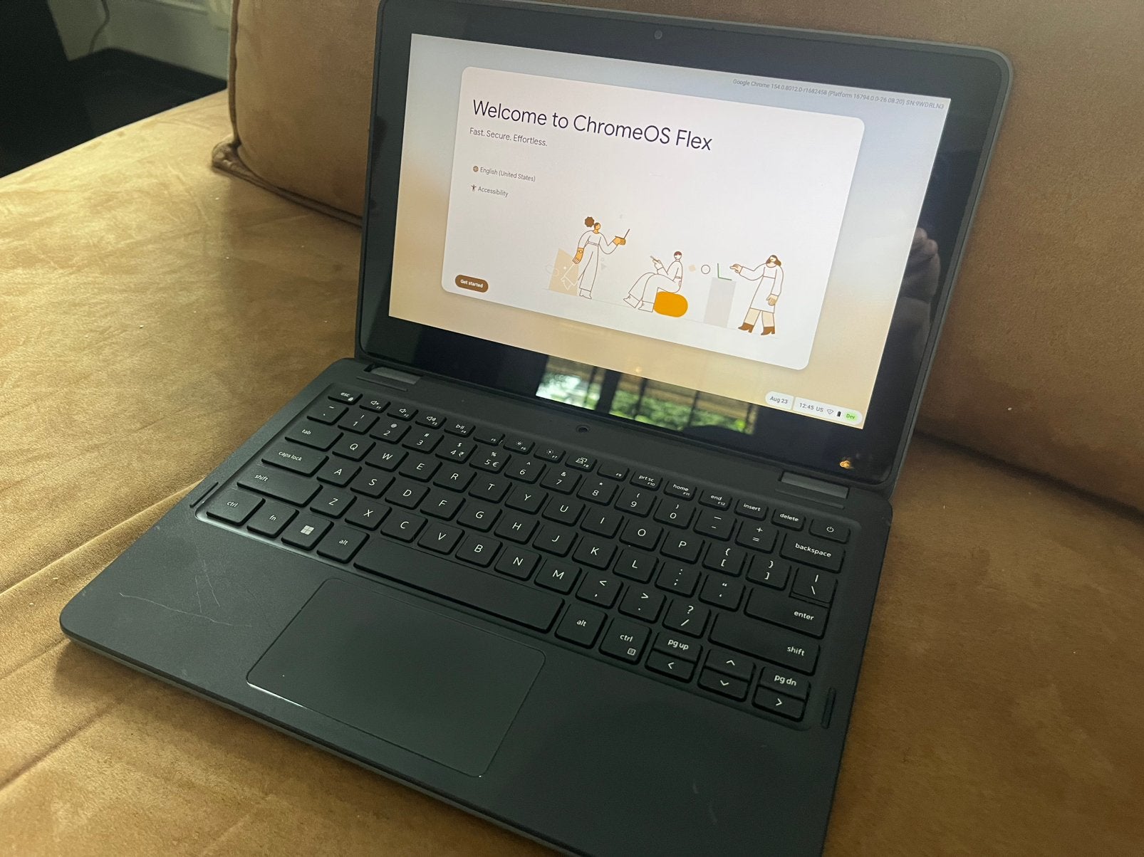 Dell Latitude 3120 ChromeOS, Gebruikt, Qwerty, 8 GB, Touchscreen
