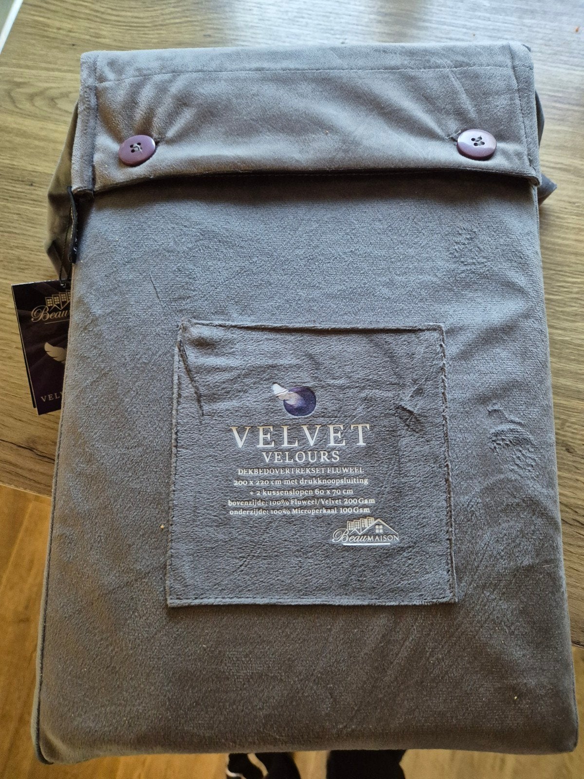 te koop nieuw velours dekbedovertrek fluweel., Ophalen of Verzenden