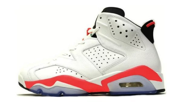 Nike Air Jordan 6 Retro White Infrared | Maat 41 | €49,95, Kleding | Heren, Wit, Nike, Nieuw, Ophalen of Verzenden
