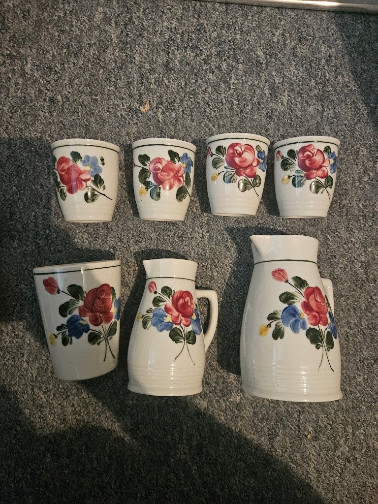 Lilien Porzellan Alpenflora Set, Ophalen of Verzenden