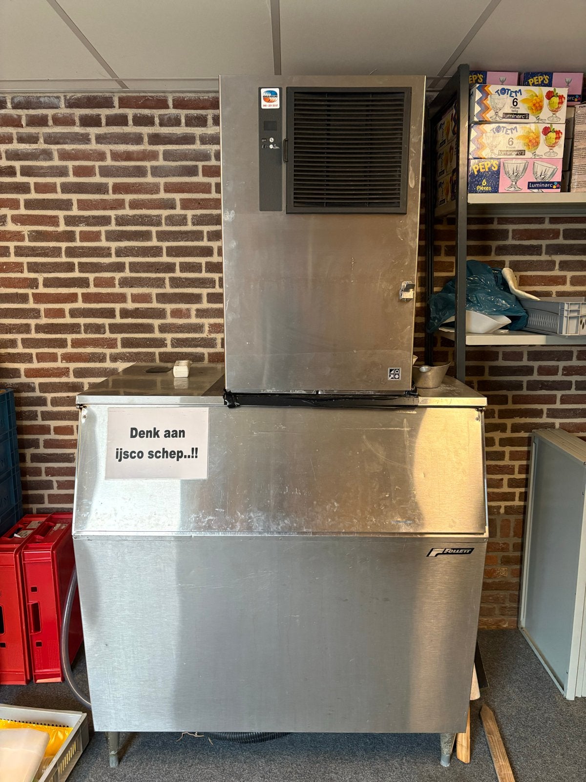 Hoshizaki IJsblokjesmachine IM-240ANE-23 (defect), Ophalen of Verzenden, Gebruikt