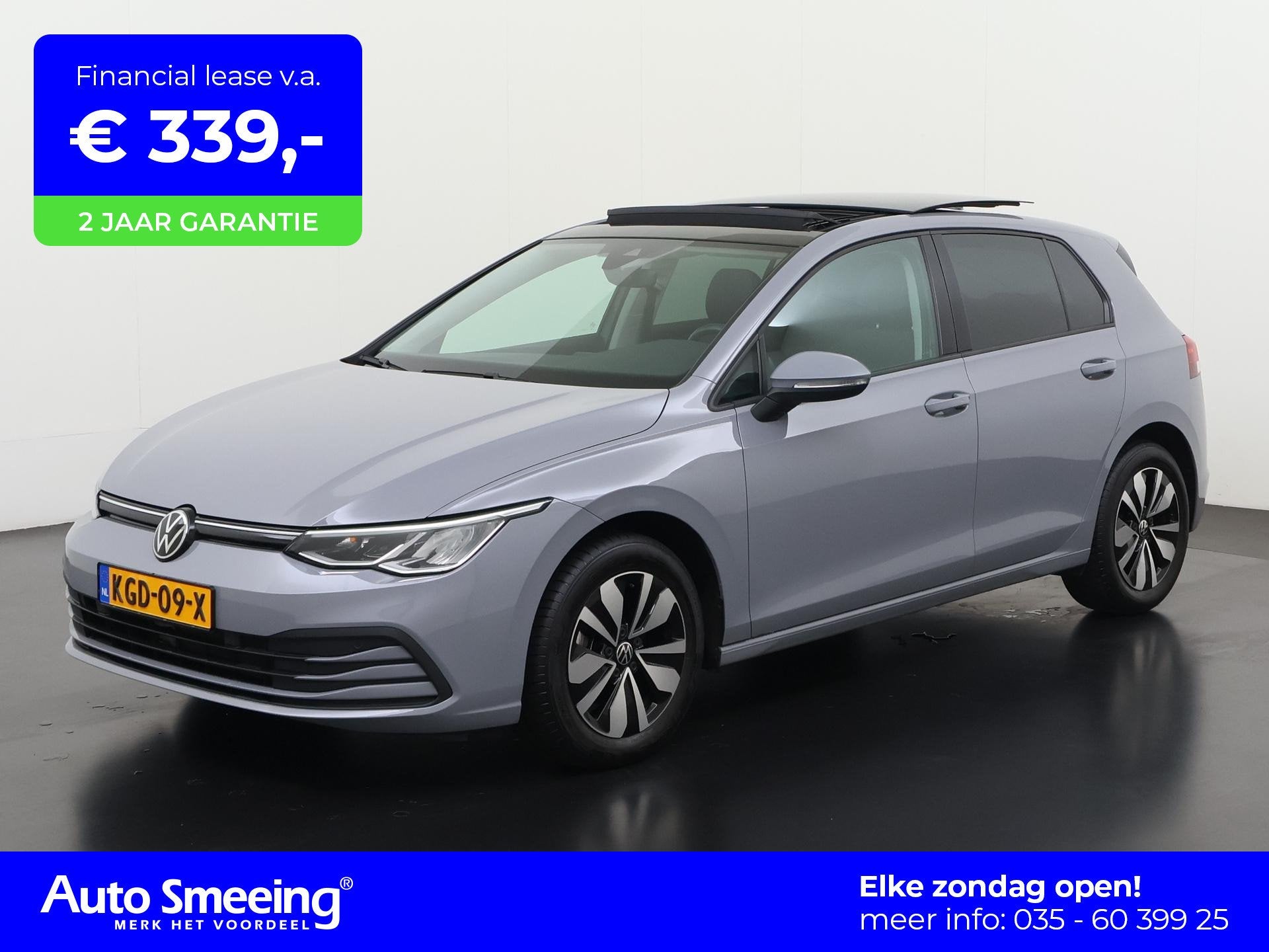 Volkswagen Golf 1.5 eTSI Life DSG | Schuifdak | Camera | Zon, 4 cilinders, Bedrijf, Golf, 131 pk