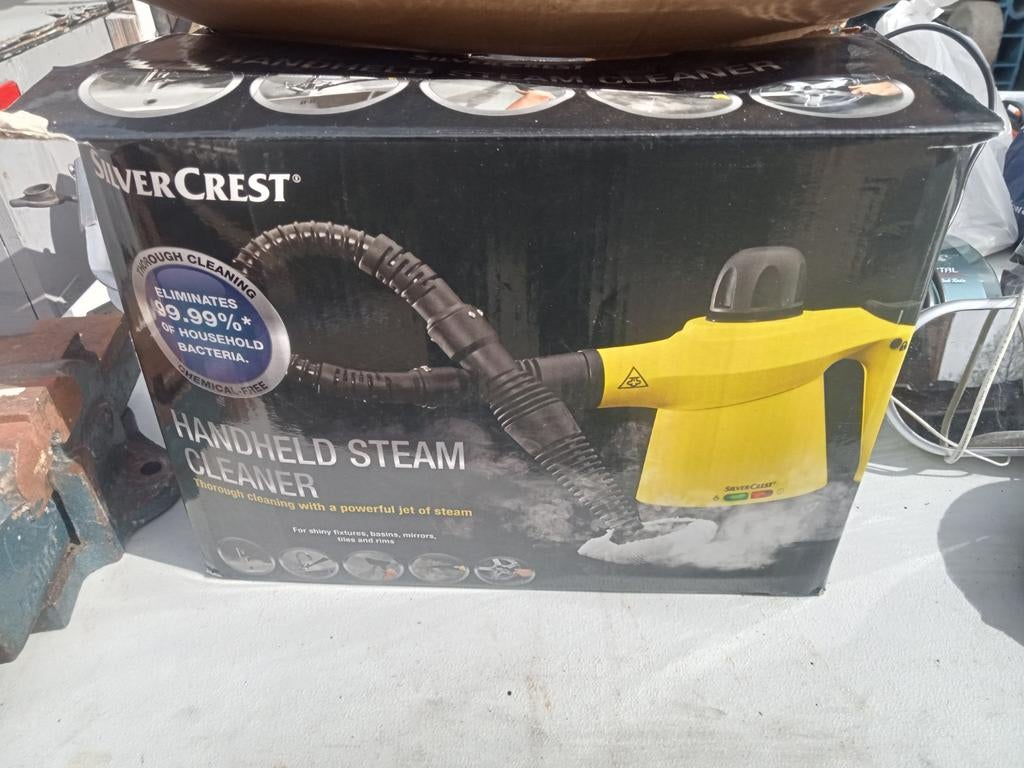 SilverCrest Handheld Stoomreiniger - In Goede Staat, Ophalen of Verzenden, Gebruikt, Stoomreiniger
