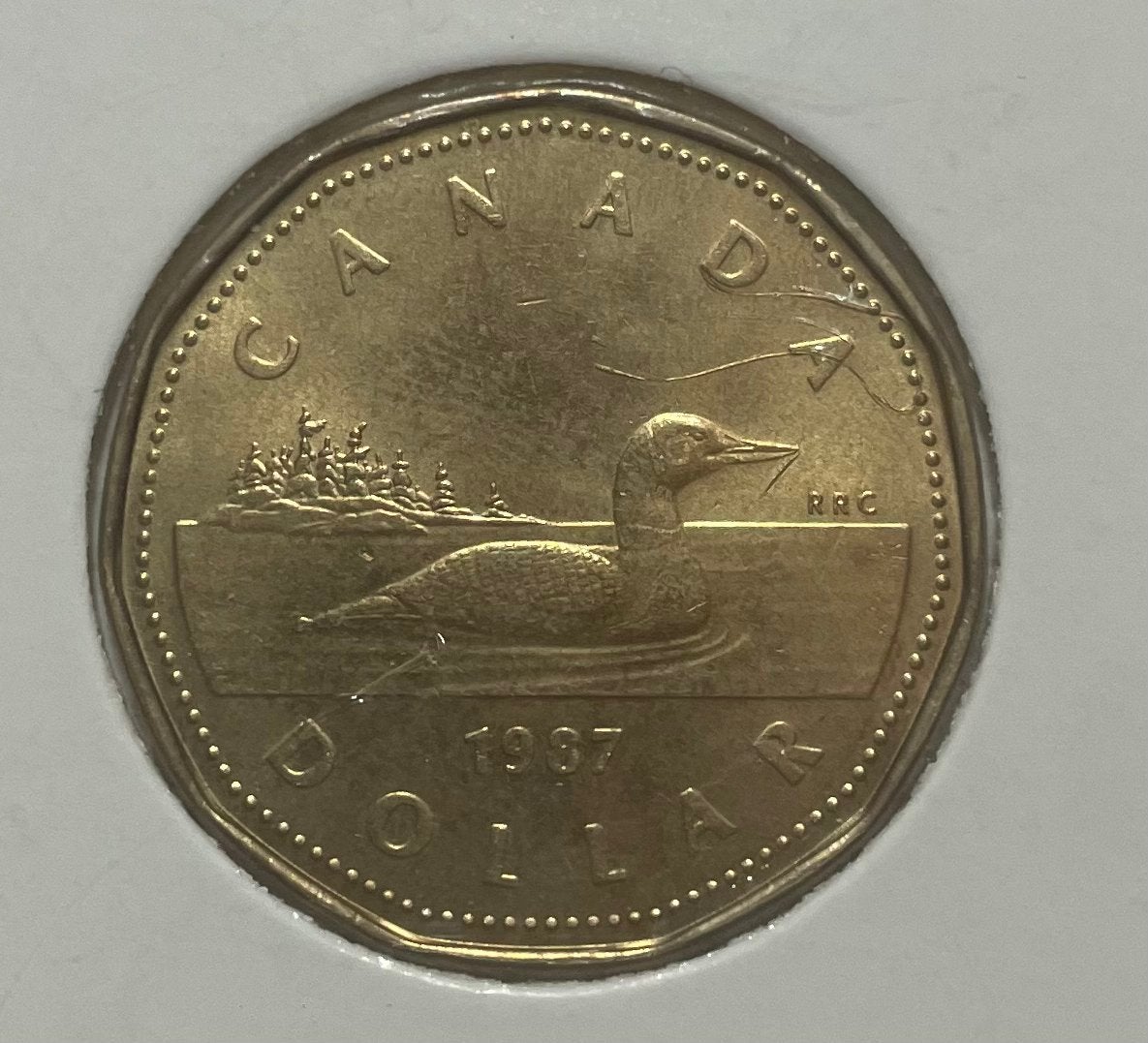 1 dollar Canada 1987, Ophalen of Verzenden, Noord-Amerika