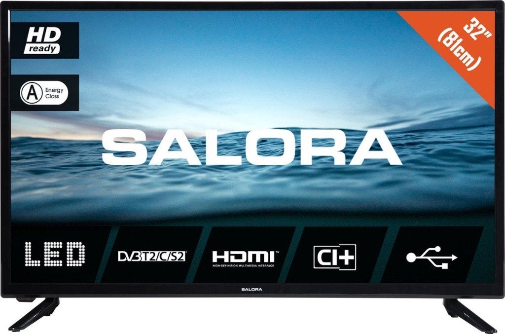 TV Salora 32"  32D210, Toshiba, 50 Hz, HD Ready (720p), Nieuw