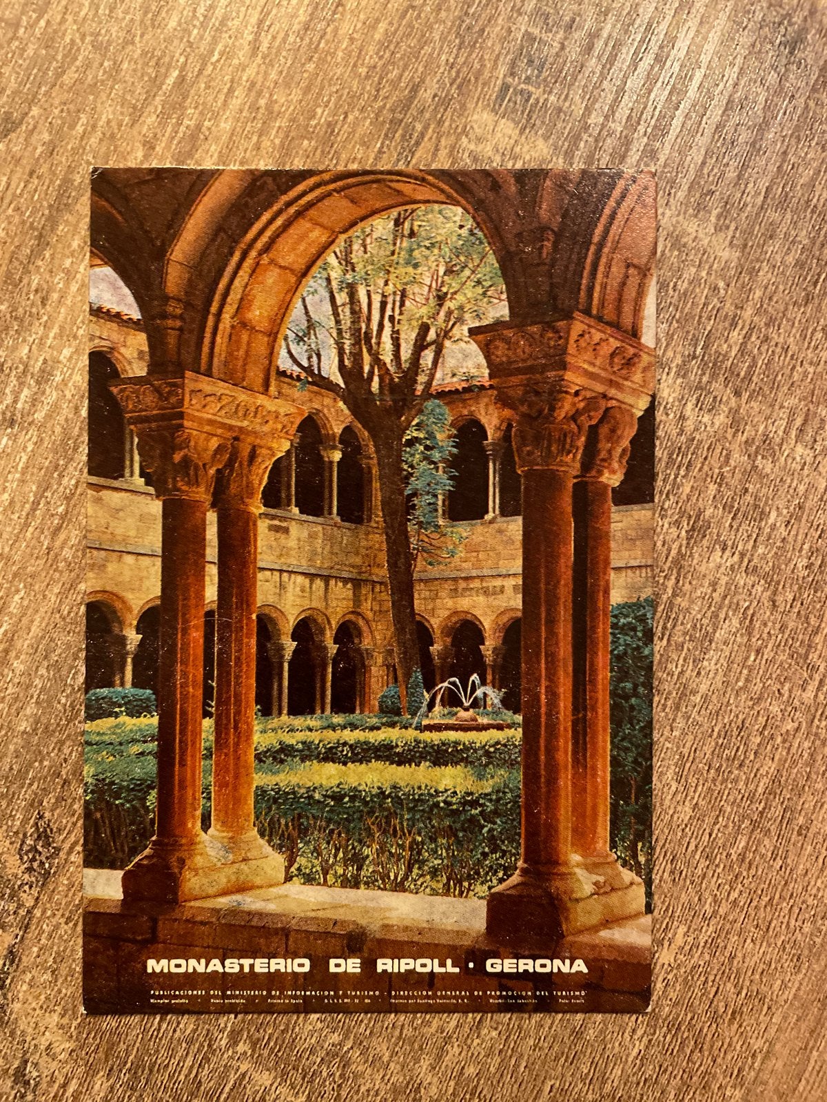 Oude ansichtkaart Monasterio de Ripoll, Gerona (Spanje), Ophalen of Verzenden, 1960 tot 1980, Ongelopen, Spanje