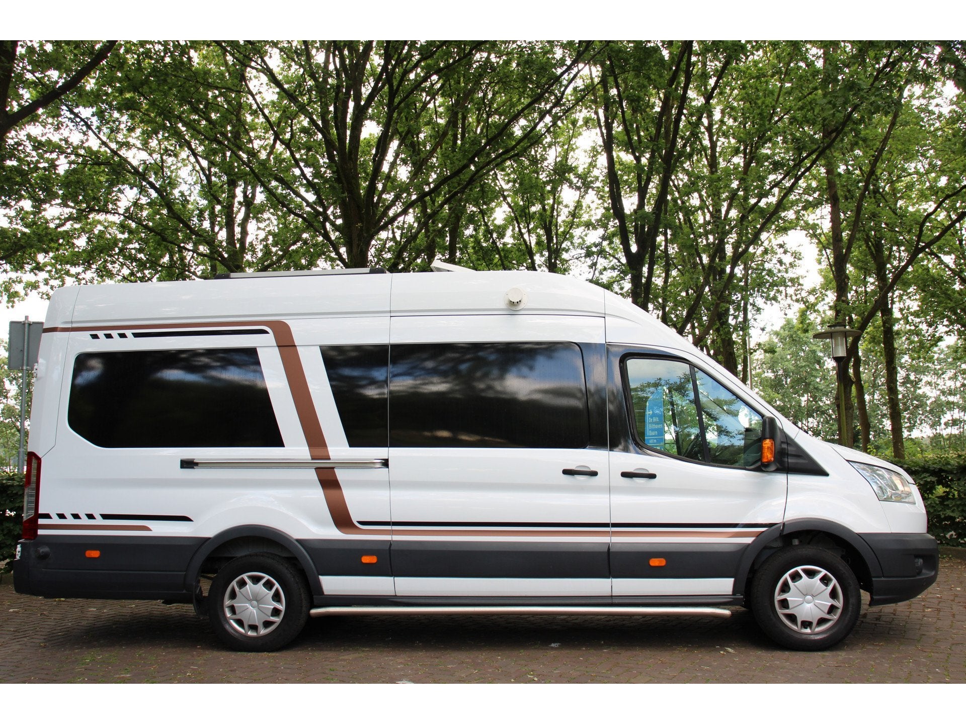 Ford Transit Camper, Auto's, 12 maanden, 2800 kg, Wit, Bedrijf