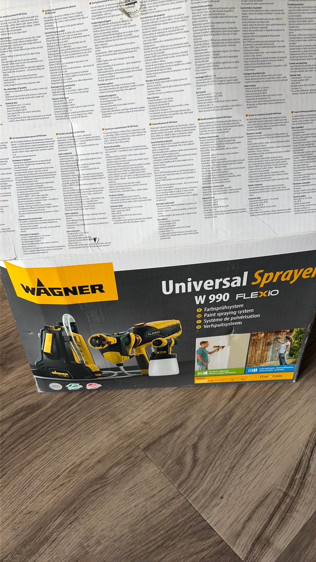 Wagner universele verfspuit W990, Ophalen, Gebruikt, Verfspuit of Verfpomp
