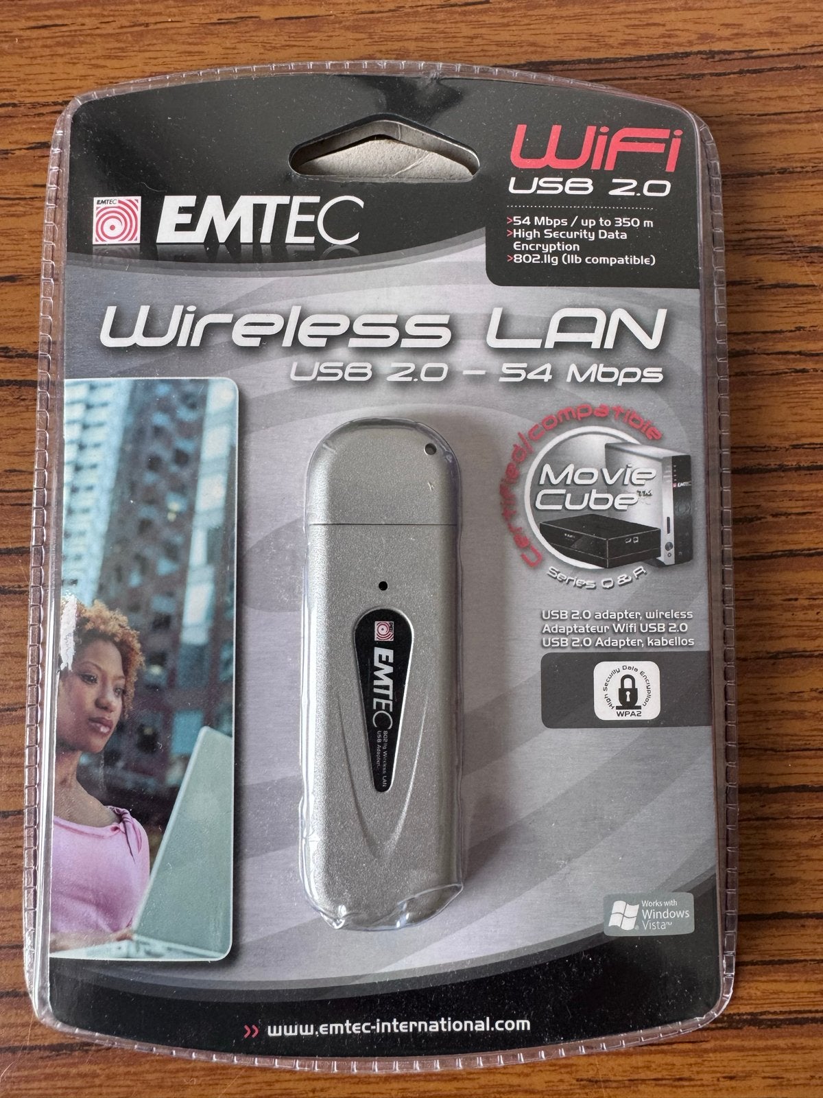 NIEUW EMTEC Wi200 / EKCOWI200 USB WiFi WLAN Adapter Movie Cu, Ophalen of Verzenden, Nieuw
