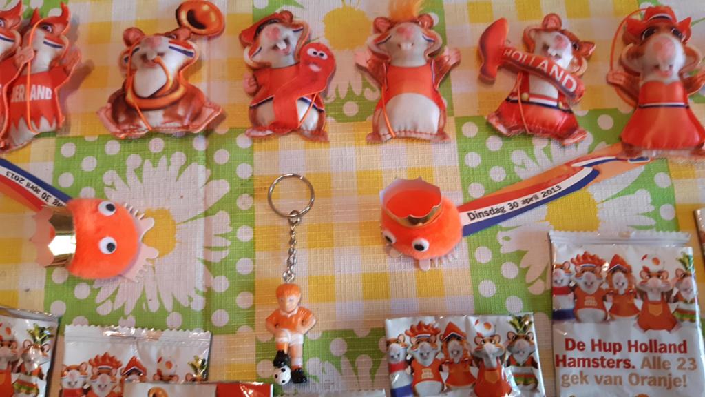 Wk voetbal oranje hamsters albert heijn, Sport en Fitness, Voetbal, Maat XS of kleiner, Ophalen of Verzenden, Bal