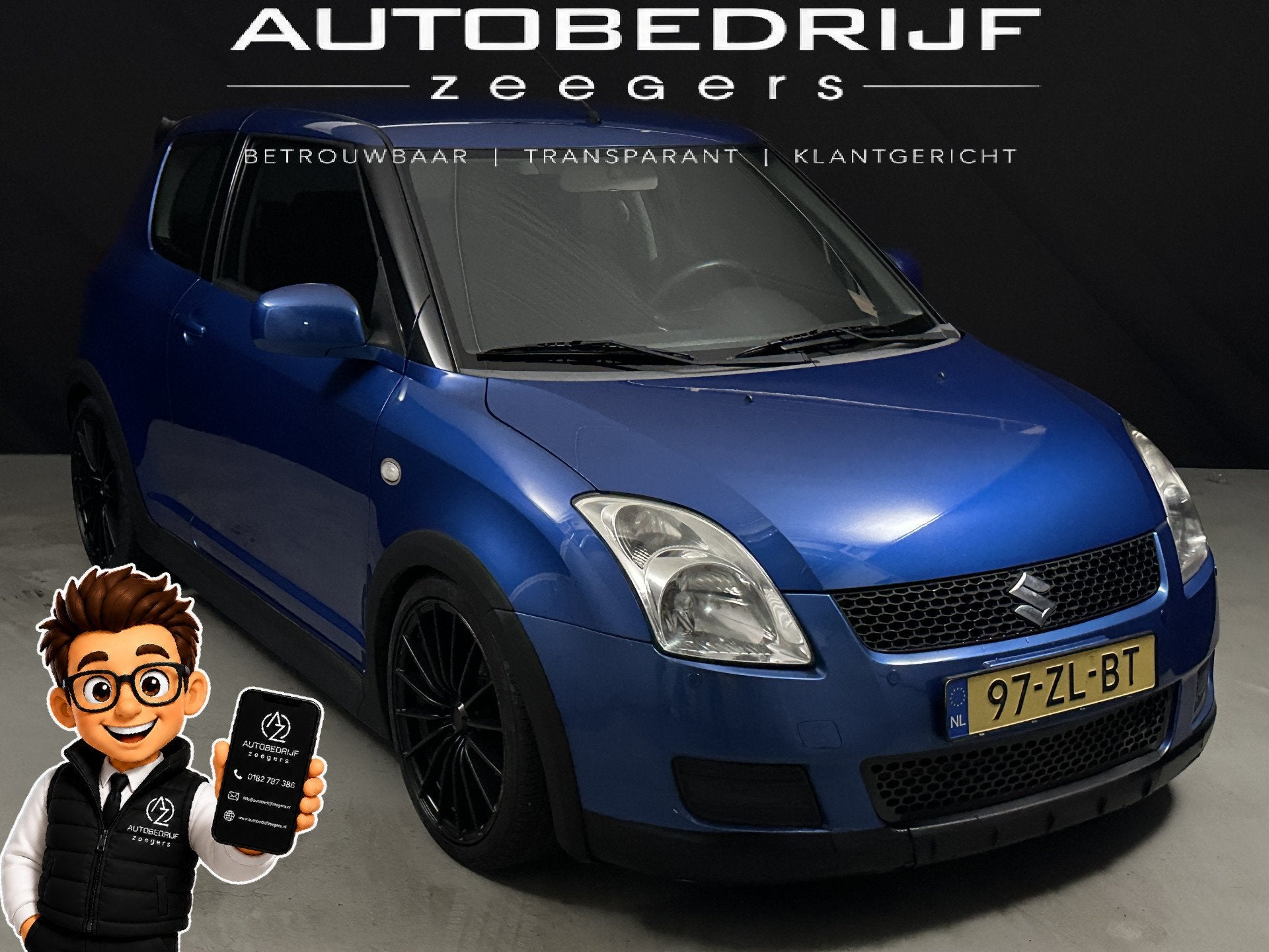 Suzuki Swift 1.3 SPORT *Nightwing*Lage KM*NAP* (bj 2008), Auto's, Suzuki, Gebruikt, 31 €/maand, Swift, Origineel Nederlands