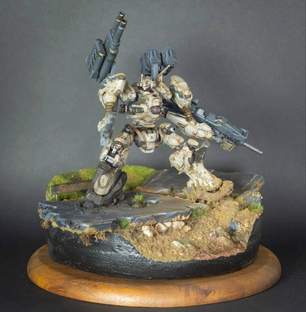 Armored Core VI: Orbiter Nightfall Raven Diorama, Ophalen, Nieuw
