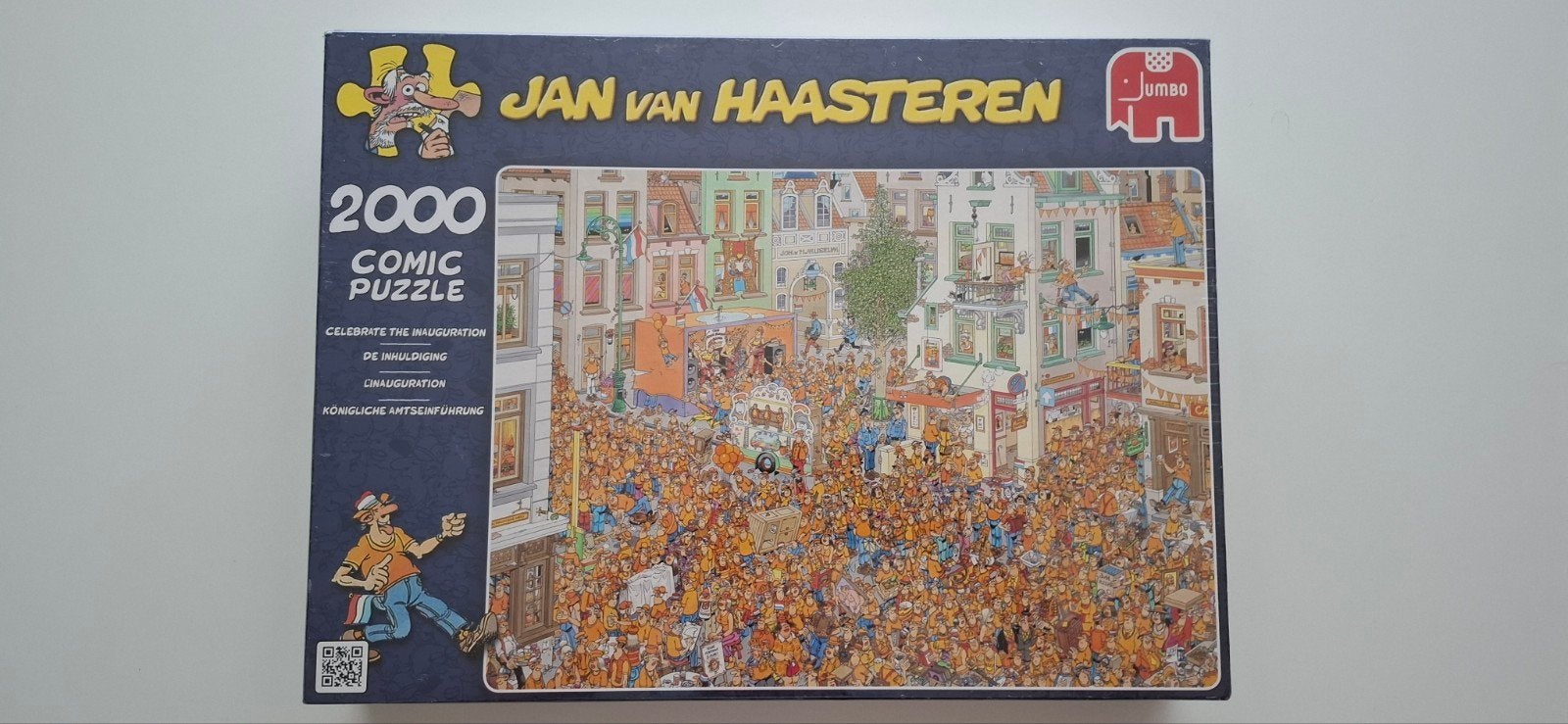 Jan van Haasteren De Inhuldiging 2000 stukjes nieuw, Ophalen, Meer dan 1500 stukjes, Nieuw, Legpuzzel