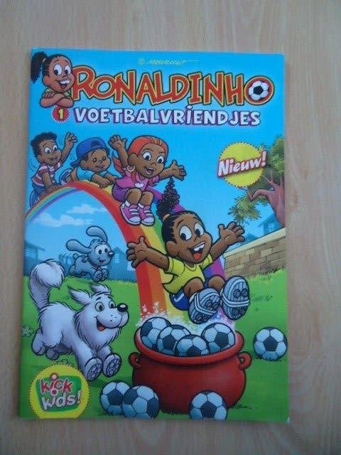 Ronaldinho 1, Voetbalvriendjes, strip, Boeken, Eén stripboek, Ophalen of Verzenden, Zo goed als nieuw