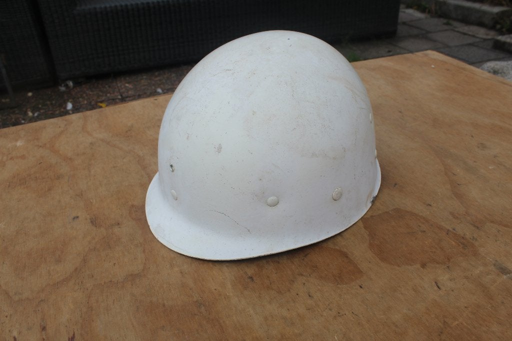= US White M1 Helmet Liner Westinghouse MP Amerikaans =, Ophalen of Verzenden, Amerika