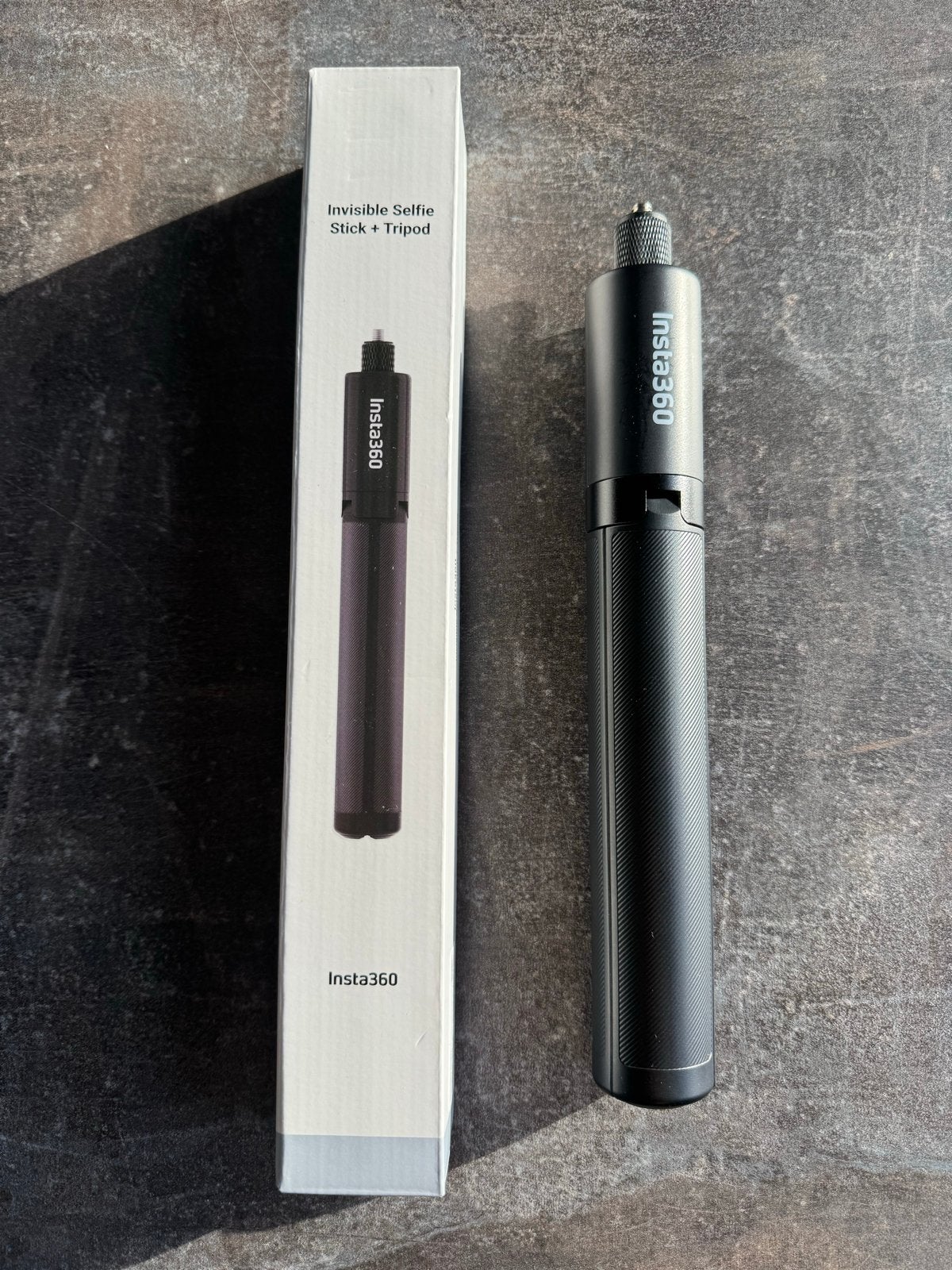 Insta360 2-in-1 Invisible Selfie Stick + Tripod, Selfiestick, 125 cm of minder, Insta360, Inklapbaar