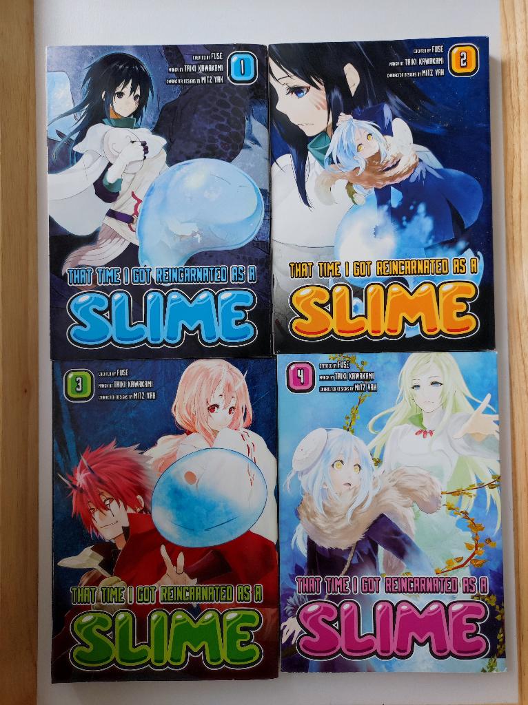 That Time I Got Reincarnated as a Slime | 1 t/m 4 | Manga, Fuse, Ophalen of Verzenden, Zo goed als nieuw, Japan (Manga)