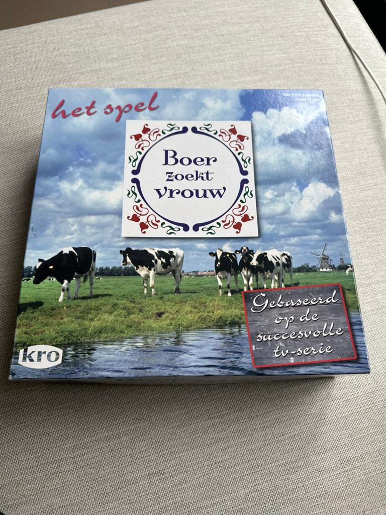 Boer zoekt Vrouw het spel. NIEUW, Drie of vier spelers, Ophalen, Zo goed als nieuw