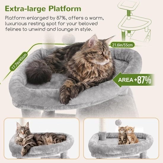 Kattenboom XXL – Krabpaal – Kattentoren – Kattenhuis, Corvance B.V., Verzenden, Nieuw, Corvancebol@gmail.com
