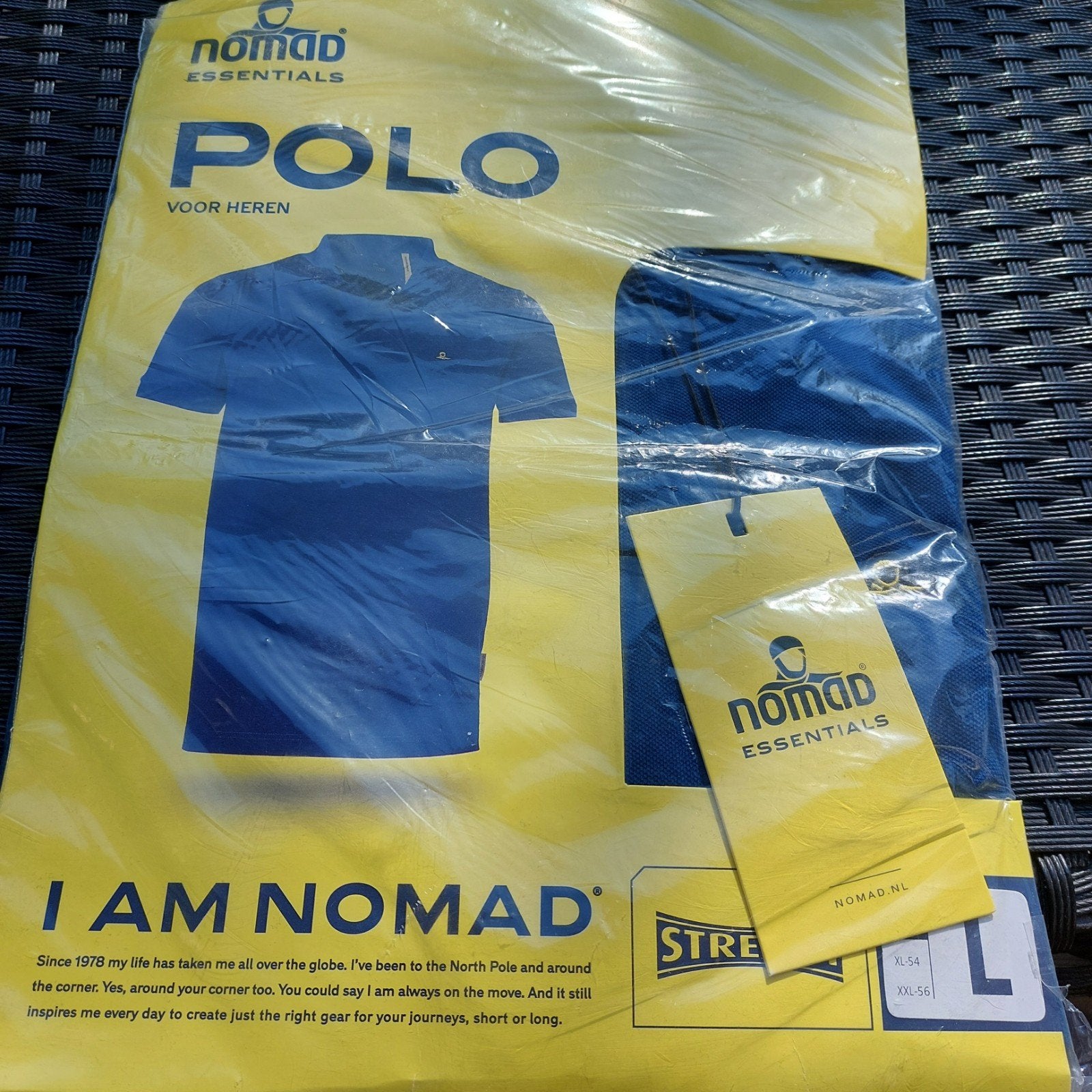 Nieuwe polo van Nomad, Maat 52/54 (L), Blauw, Nieuw, Ophalen of Verzenden