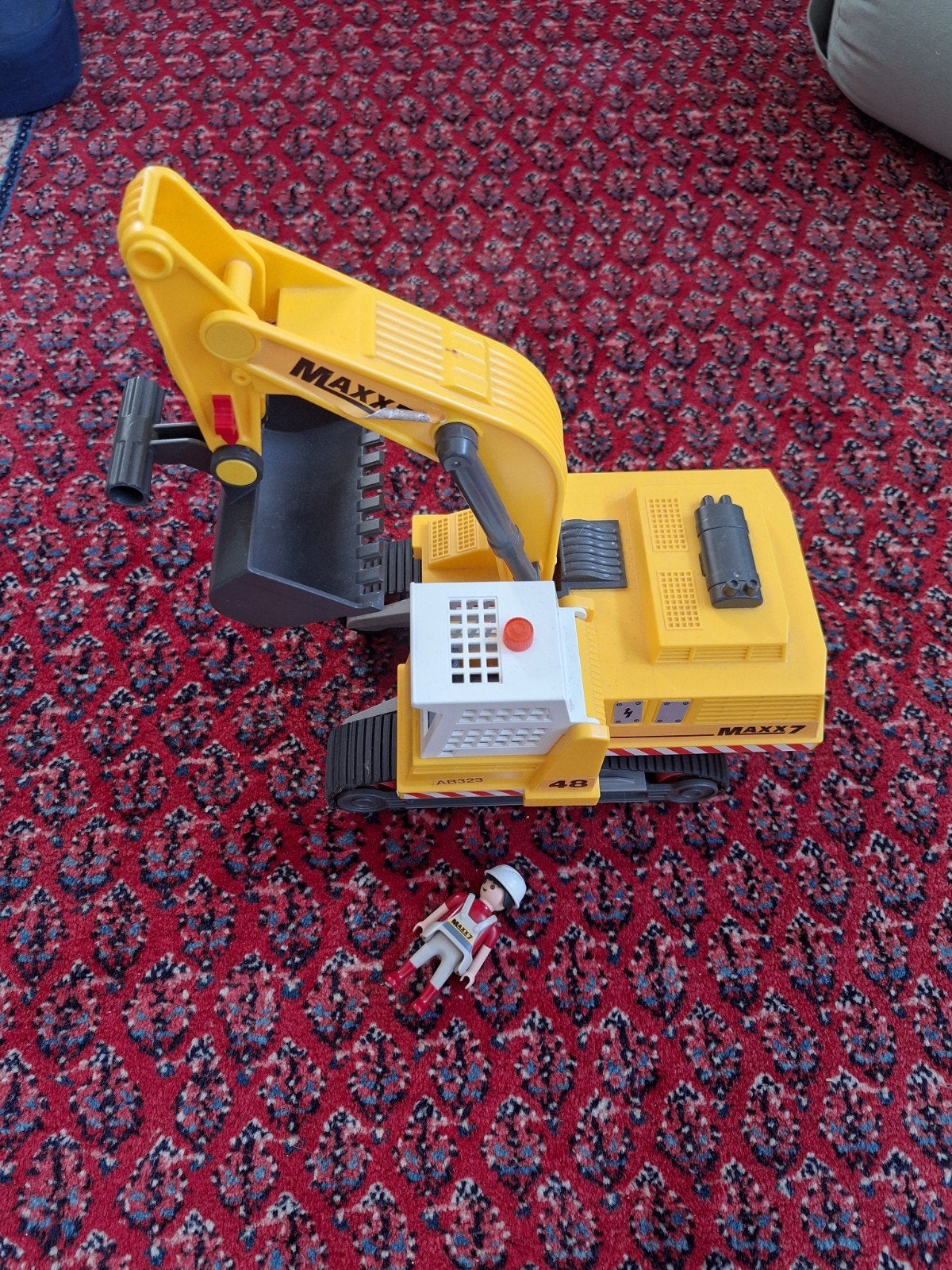 Playmobil Graafmachine Maxx 7 met figuur, Ophalen of Verzenden, Gebruikt