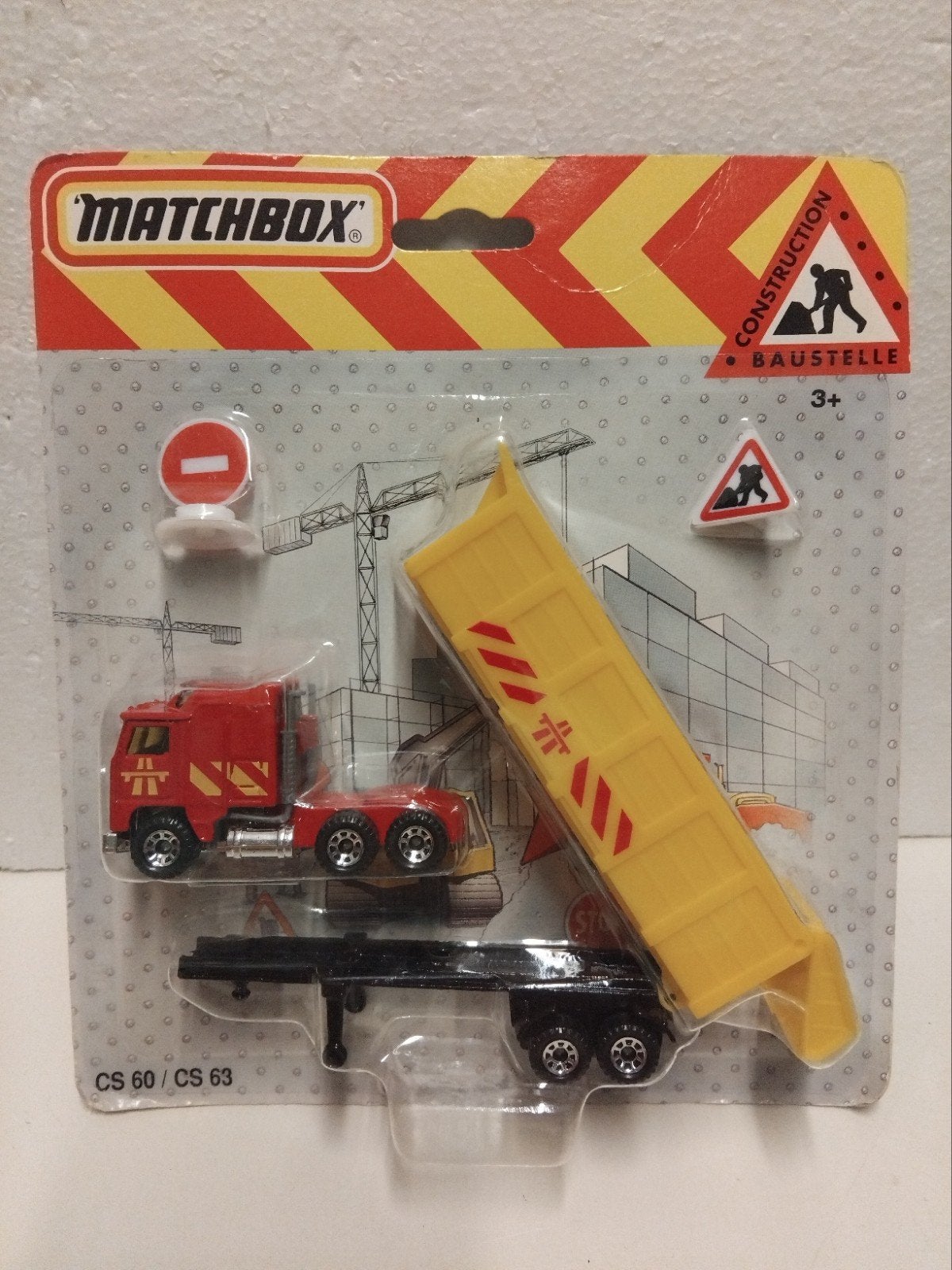 Matchbox CS60/63 Contruction Kenworth 1993 Limited  3INCH, Ophalen of Verzenden, Zo goed als nieuw, Bus of Vrachtwagen