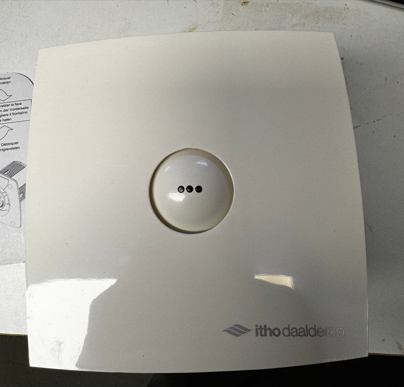 Itho Daalderop Ventilator/Afzuiger - stil BTV-400, Ophalen of Verzenden, Zo goed als nieuw, Ventilator en Afzuiger