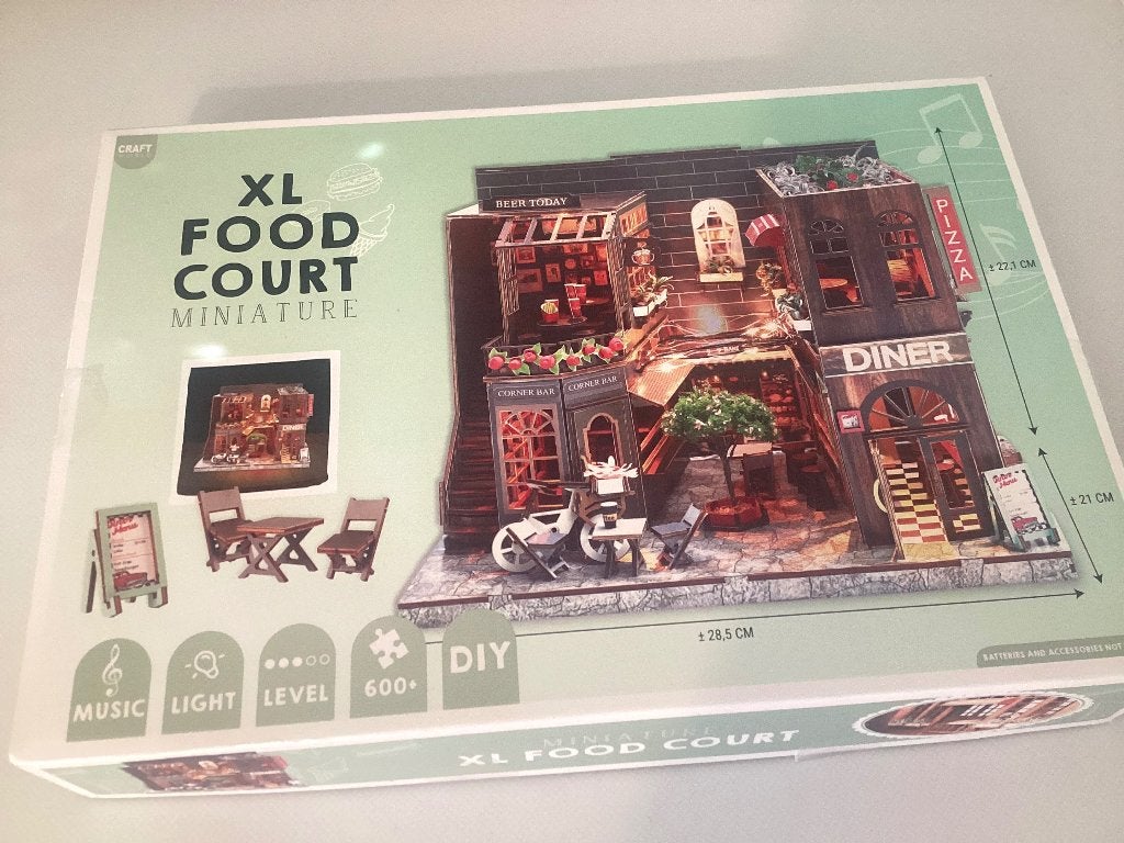 Crafts & Co XL Food Court miniatuur, Overige thema's, Nieuw, Meerkleurig, Ophalen of Verzenden