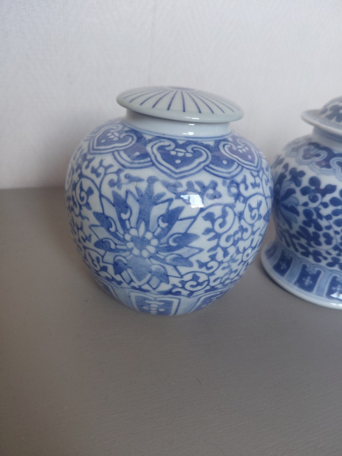 Chinoiserie blauw wit gemberpotje gember pot, Ophalen