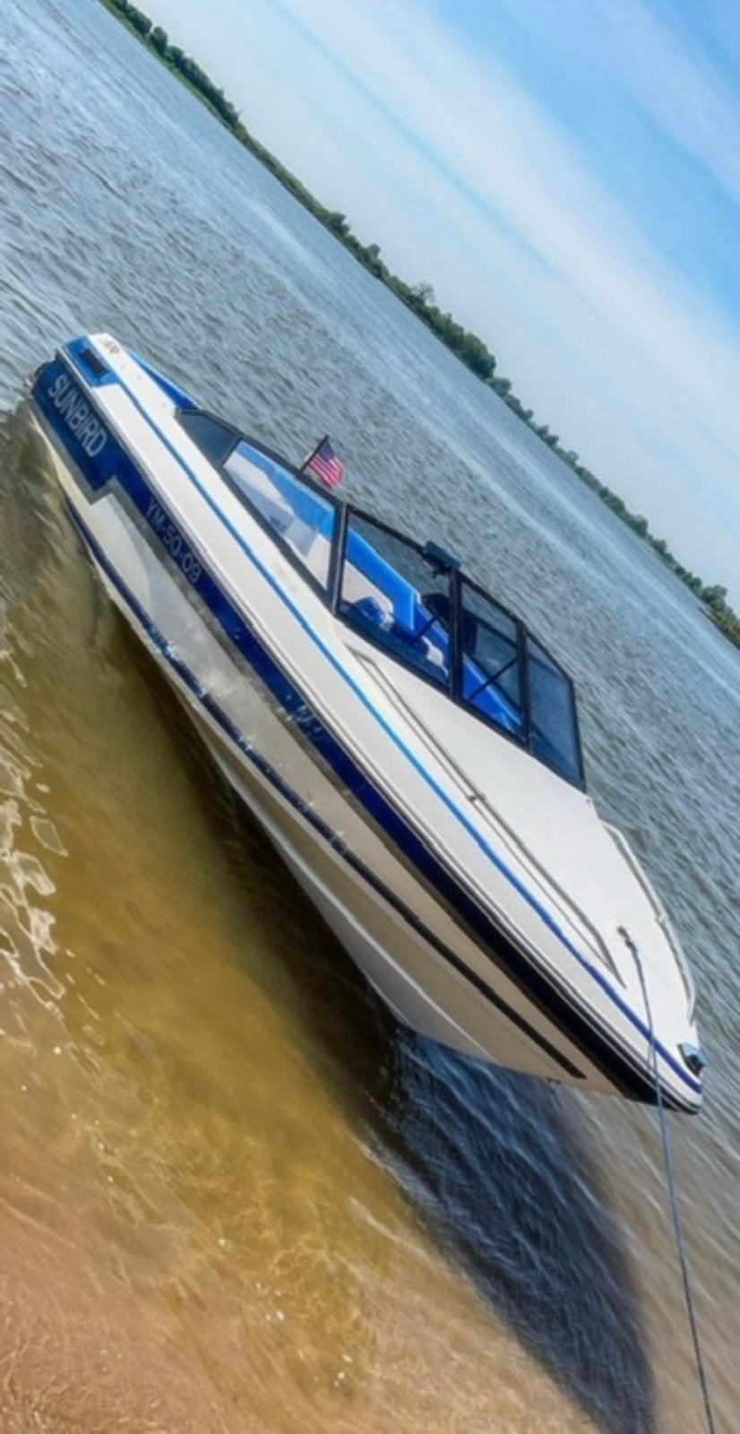 Sunbird Corsica 4.3 V6 LEES ADVERTENTIE ️, Ophalen, Motorboot, Zo goed als nieuw, Motor en Techniek