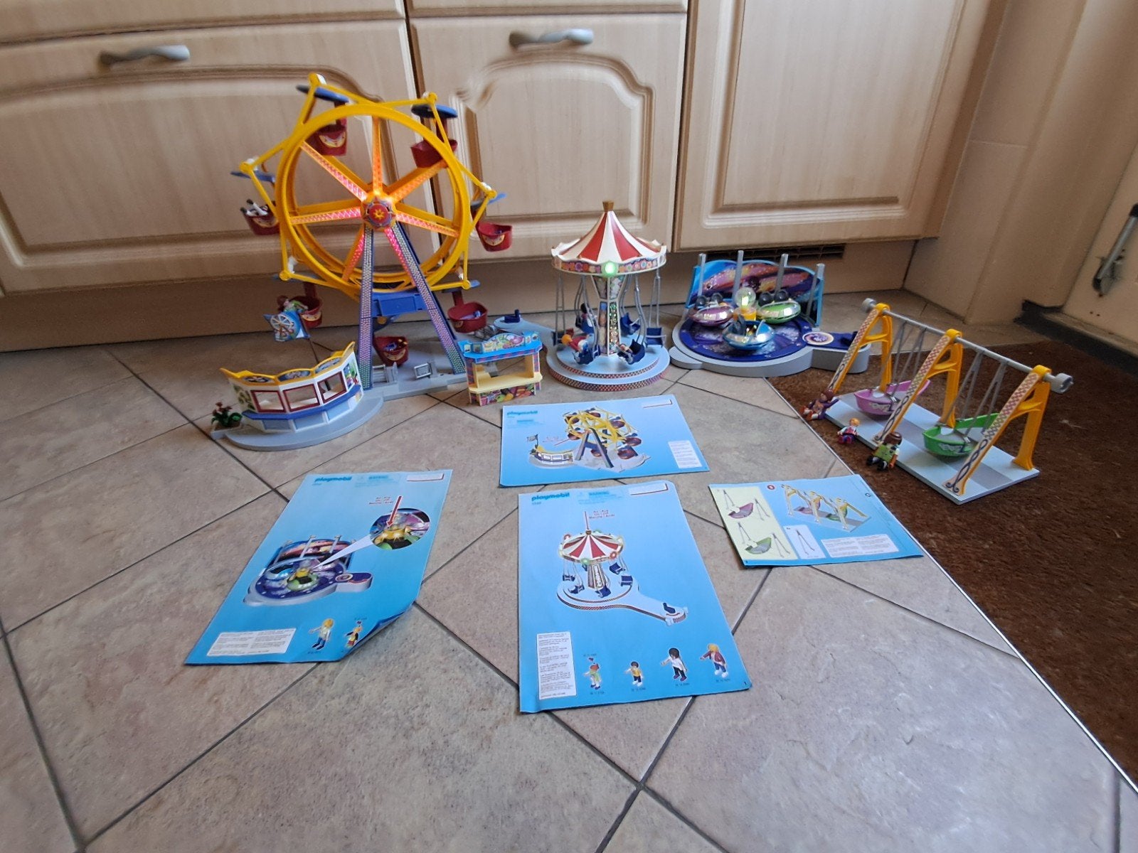 Kermis set playmobil, Gebouw, Complete set, Ophalen of Verzenden, Zo goed als nieuw