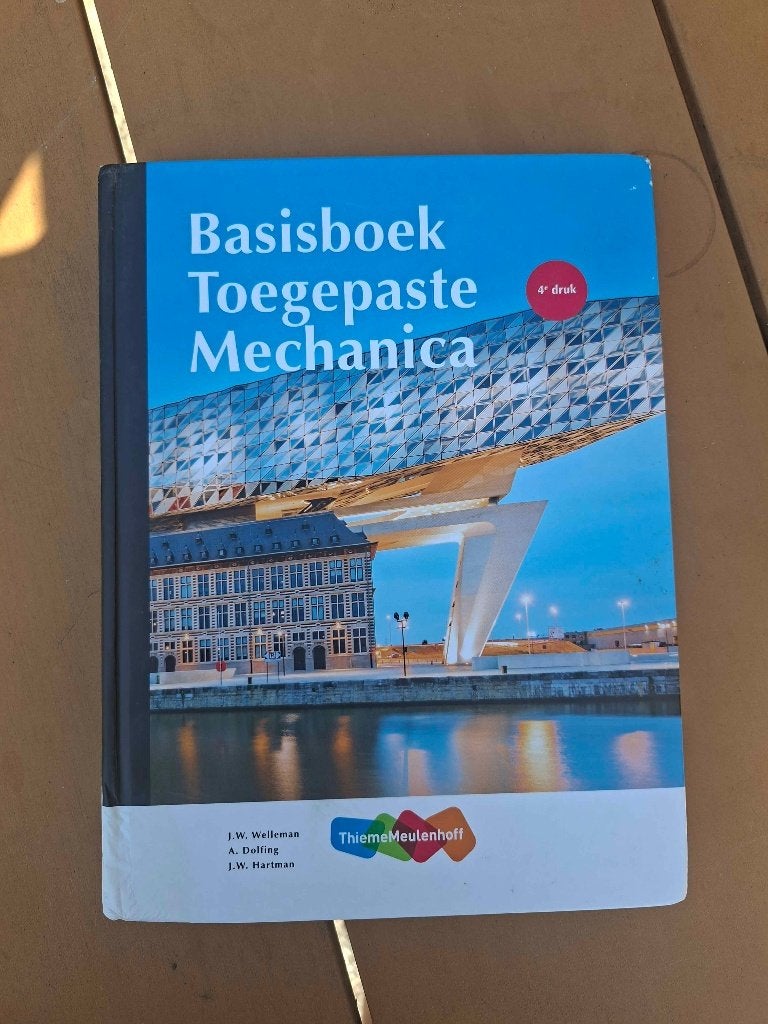 Basisboek toegepaste mechanica 4e druk, Boeken, Studieboeken en Cursussen, Ophalen of Verzenden, Beta, Gelezen, HBO