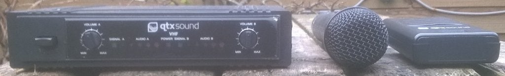 Microfoons draadloos, handmic en headset, QTX-Sound, Qtx-sound, Ophalen of Verzenden, Zo goed als nieuw, Nb