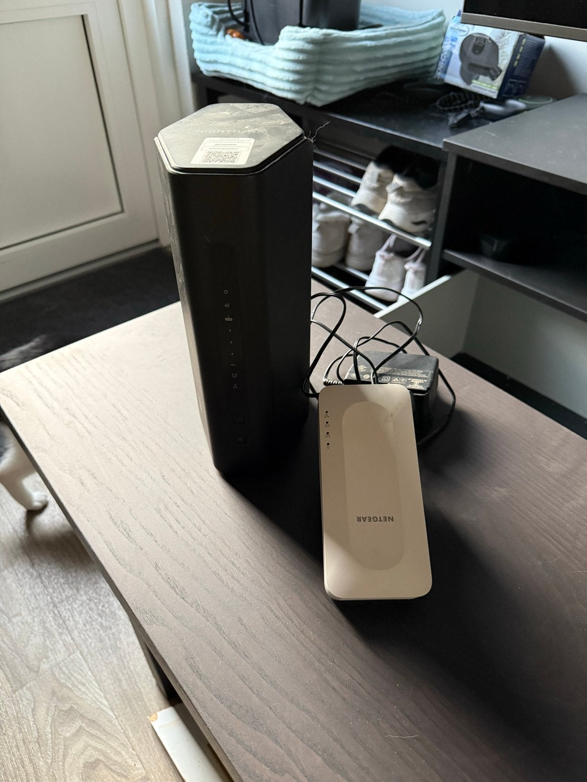 Netgear Nighthawk Router (RS200) en extender, Ophalen of Verzenden, Gebruikt, Router met modem