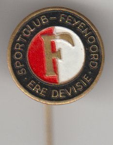 Ere divisie Feyenoord sportclub vintage speld, Verzamelen, Verzenden, Zo goed als nieuw, Sport