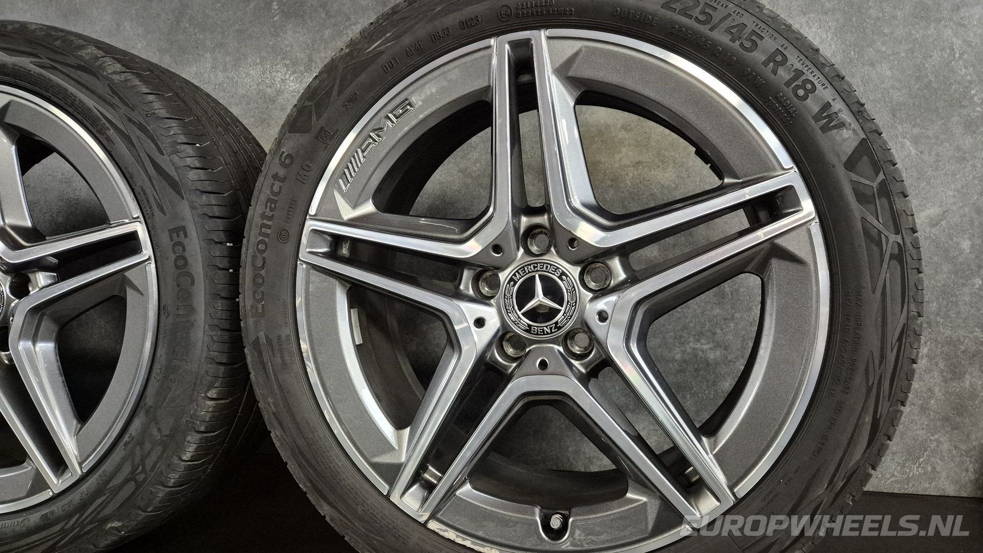 18 inch Mercedes velgen A AMG A B CLA W247 W177 zomerbanden, Auto-onderdelen, Banden en Velgen, 18 inch, Gebruikt, -, -