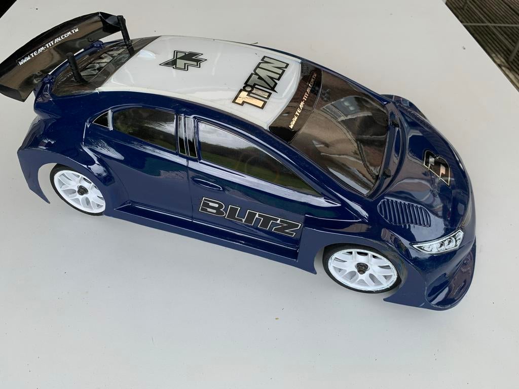 MTS FFV3 1/10 FWD Touring Car met ETS 13.5T & Savox Servo, Elektro, Gebruikt, Ophalen of Verzenden, Schaal 1:10