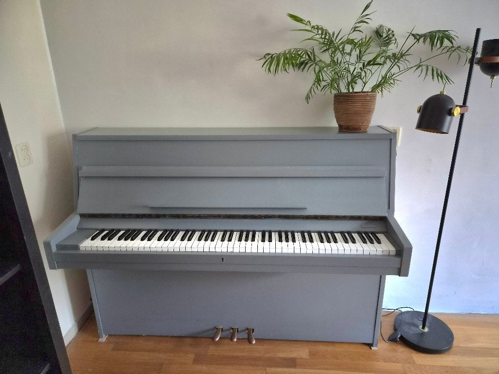 Grijze Rippen Piano, Ophalen, Gebruikt, Overige kleuren, Piano
