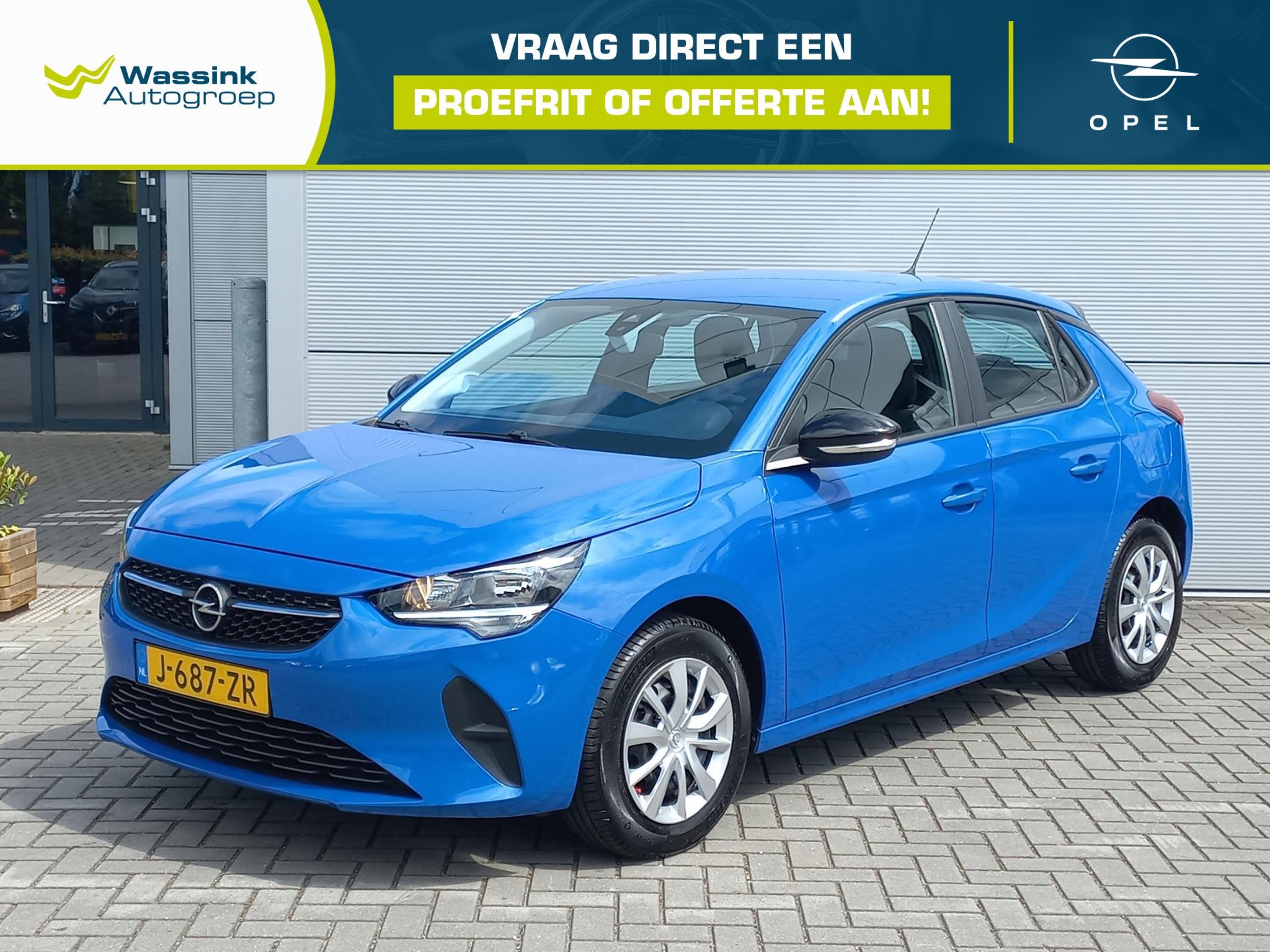 Opel Corsa 1.2 Edition | Airconditioning | Navigatie via App, Voorwielaandrijving, Euro 6, 1199 cc, Blauw