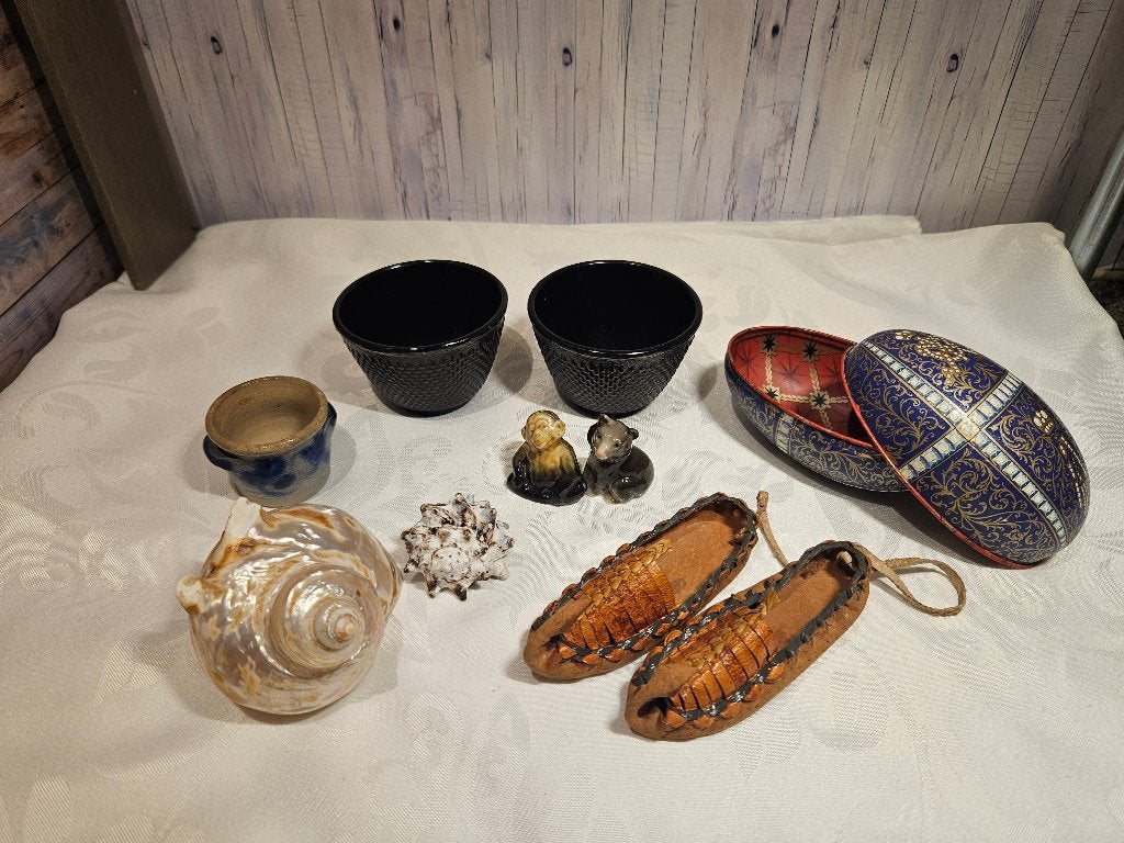 Leuke partij diverse vintage & brocante decoratie, Ophalen of Verzenden