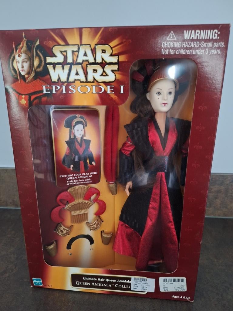 Star Wars Queen Amidala collection ultimate hair nieuw, Ophalen, Nieuw, Actiefiguurtje