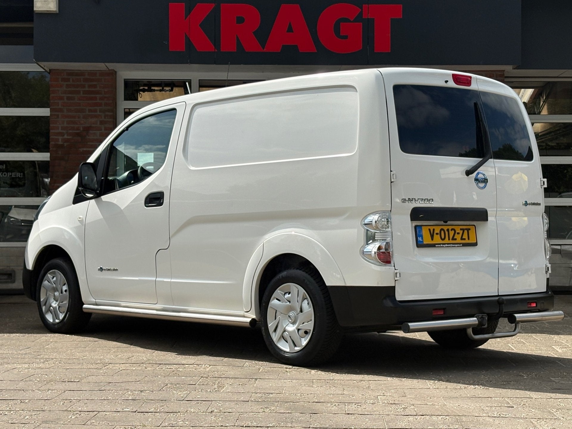 Nissan E-NV200 Optima 40 kWh|SOH 87%|NAP|airco|cruise|achter, Gebruikt, Zwart, 450 kg, Wit