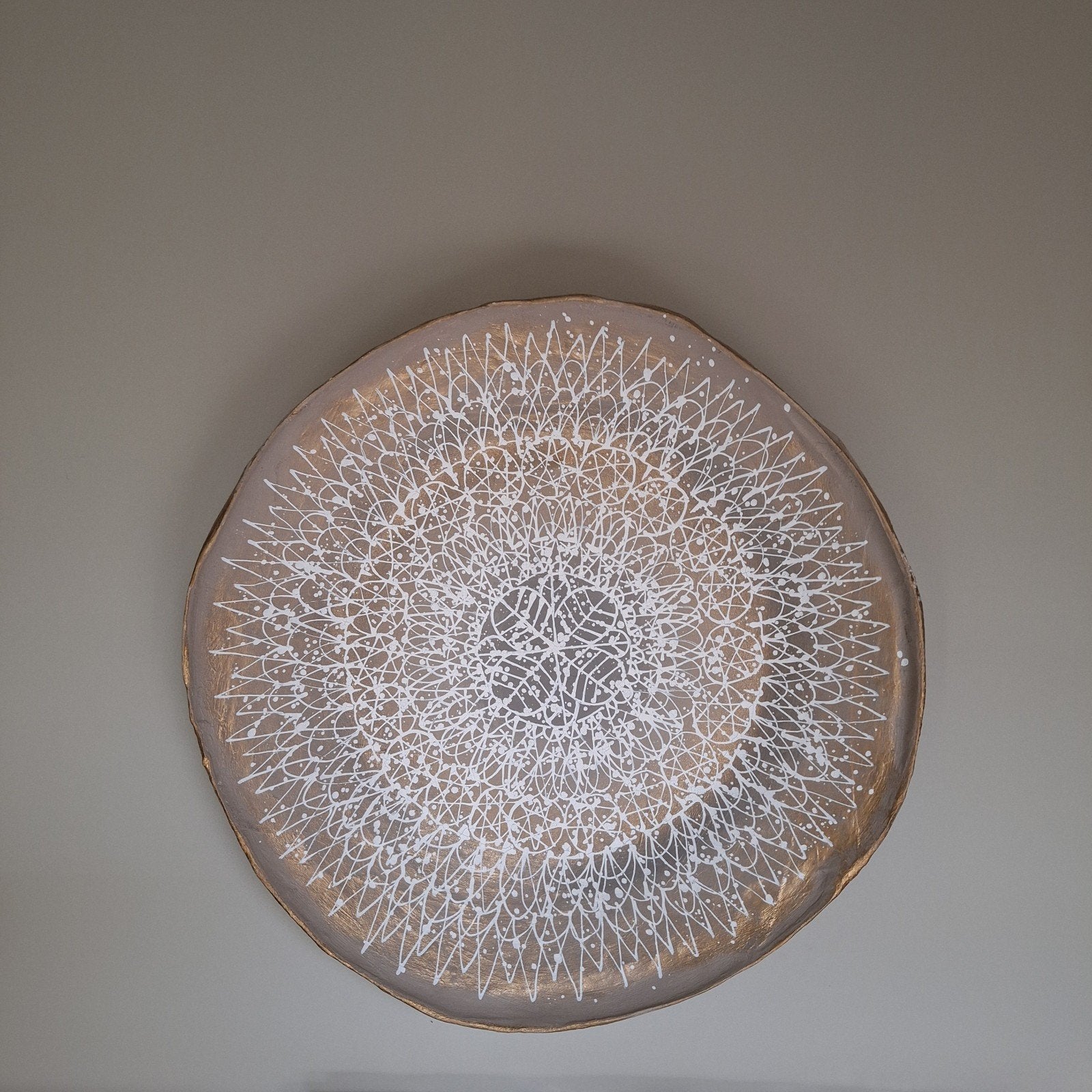 Prachtige wandbord Bert Kuizenga doorsnede 60 cm, Antiek en Kunst, Kunst | Overige Kunst, Ophalen
