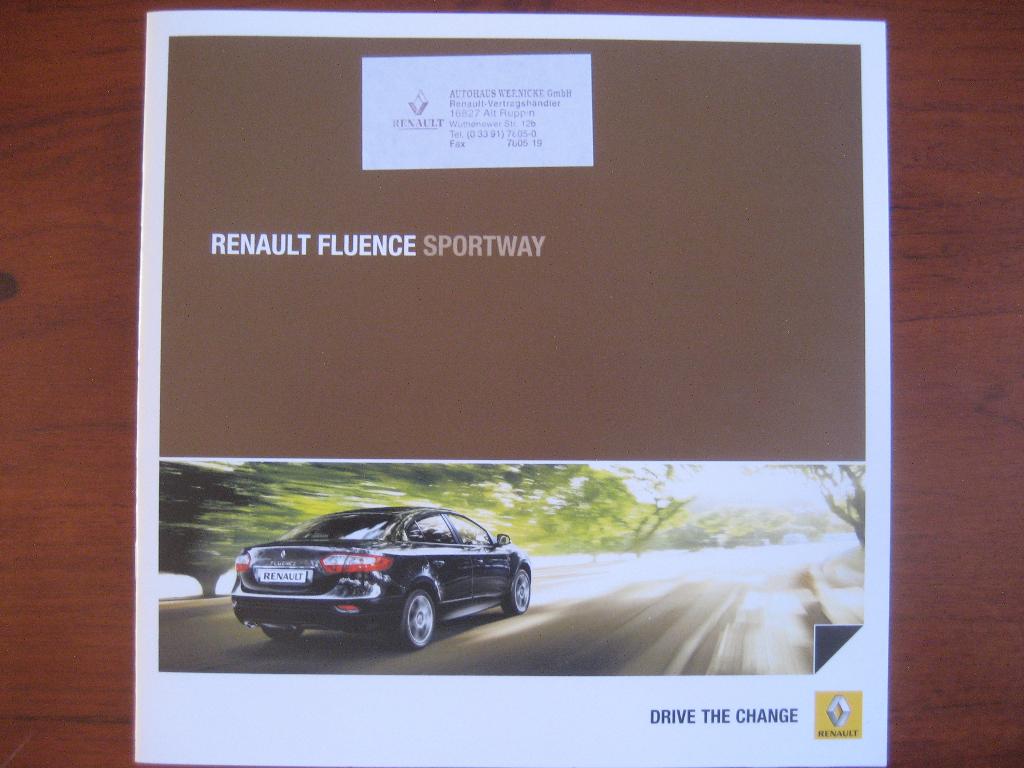 Renault Fluence Sportway (mei 2012), Ophalen of Verzenden, Nieuw, Renault