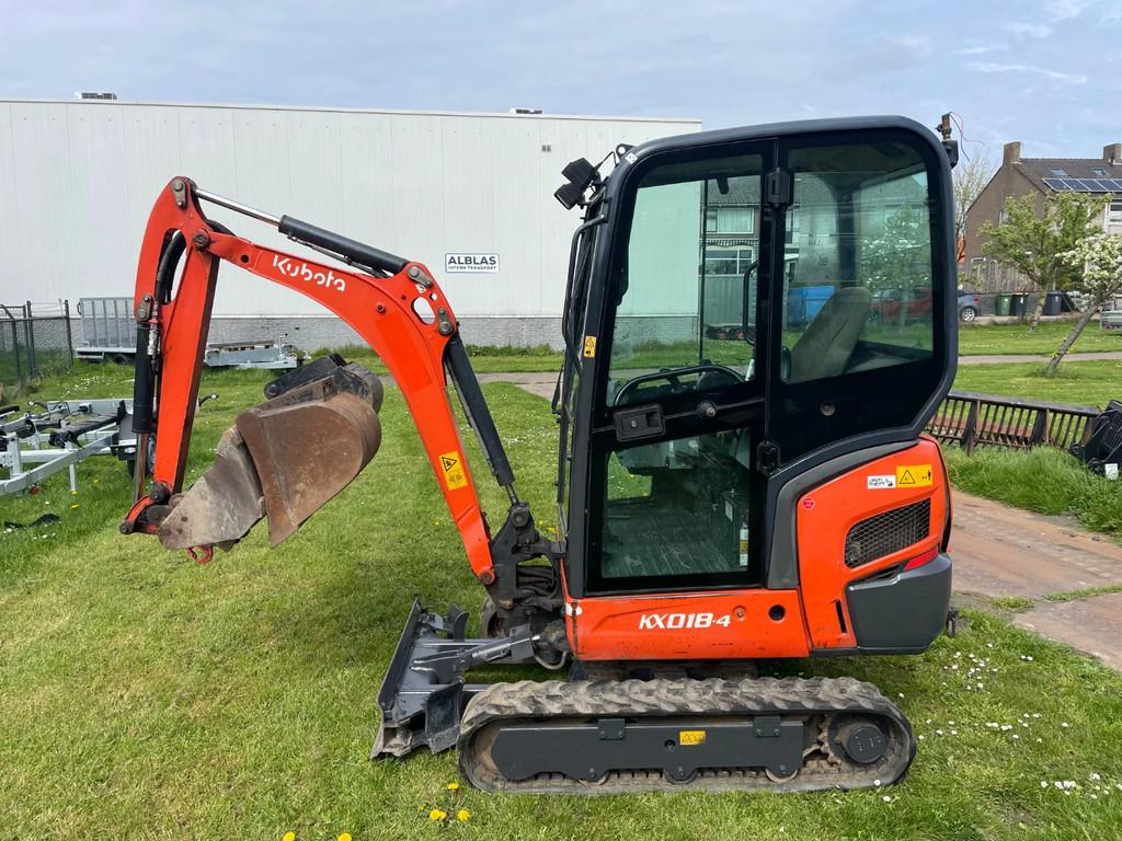 Kubota KX018-4 graafmachine (bj 2014), Zakelijke goederen, Machines en Bouw | Kranen en Graafmachines, Kubota, Info@kubota.com