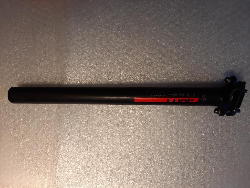 CUBE zadelpen Carbon Performance Motion Post PMP 31.6X400Mm, Cube, Overige typen, Onbekend, Ophalen of Verzenden