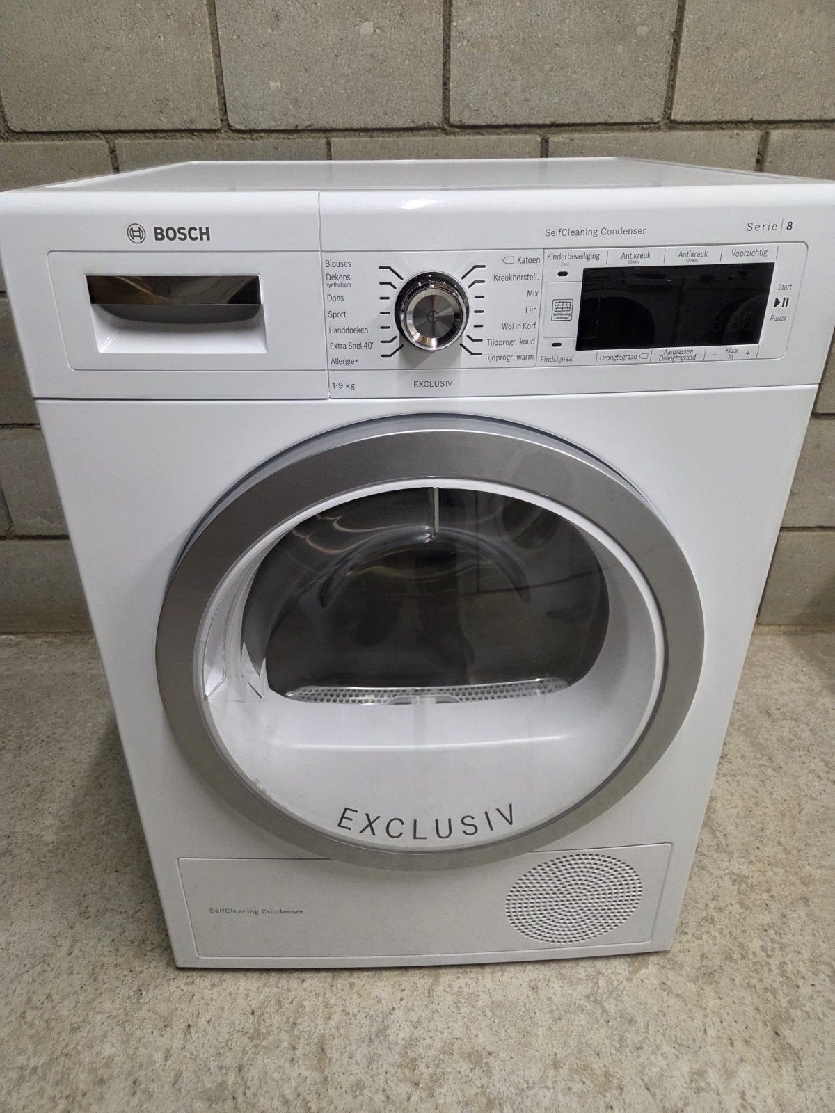 Bosch 8 serie warmtepomp droger 9kg