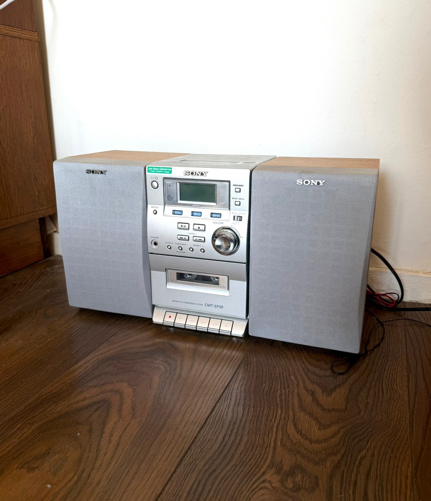 Sony CMT-EP30 Micro Hi-Fi Component Systeem met CD/Cassette, Ophalen of Verzenden, Zo goed als nieuw, Tuner of Radio, Sony